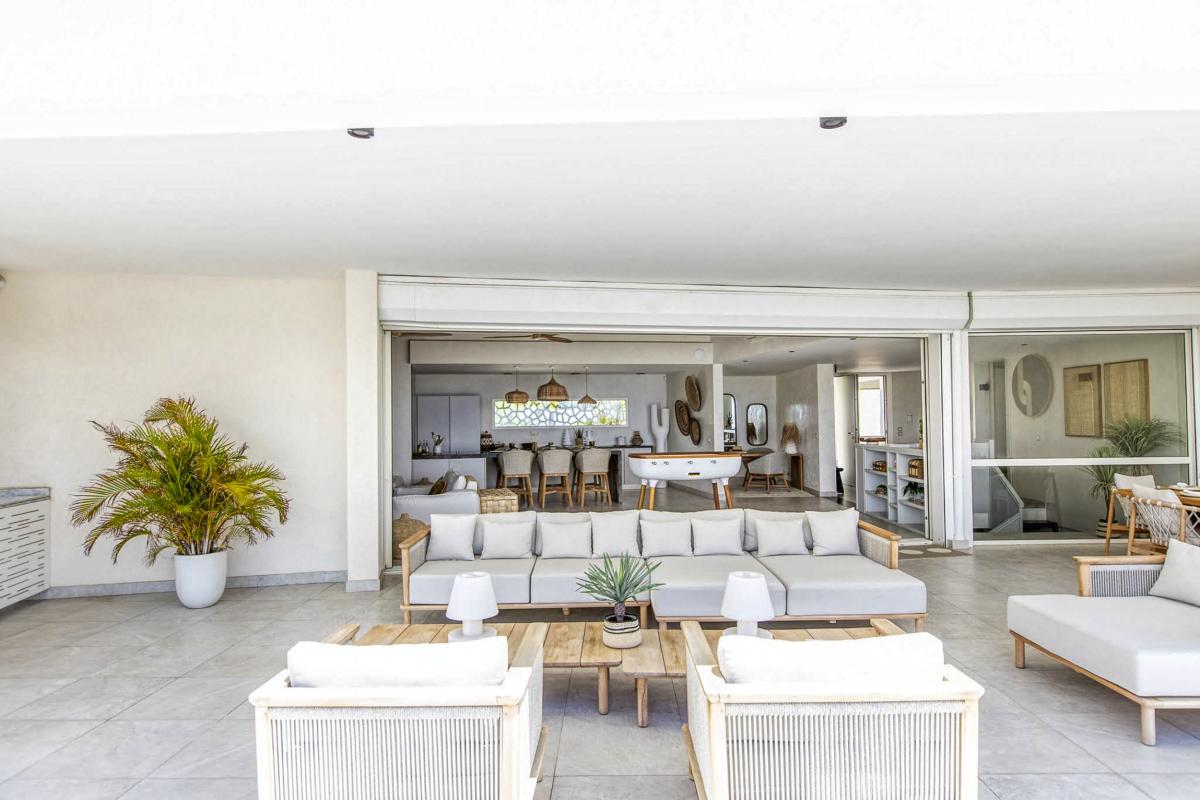 13 Villa à louer piscine vue mer Cul de Sac Saint Martin_terrasse